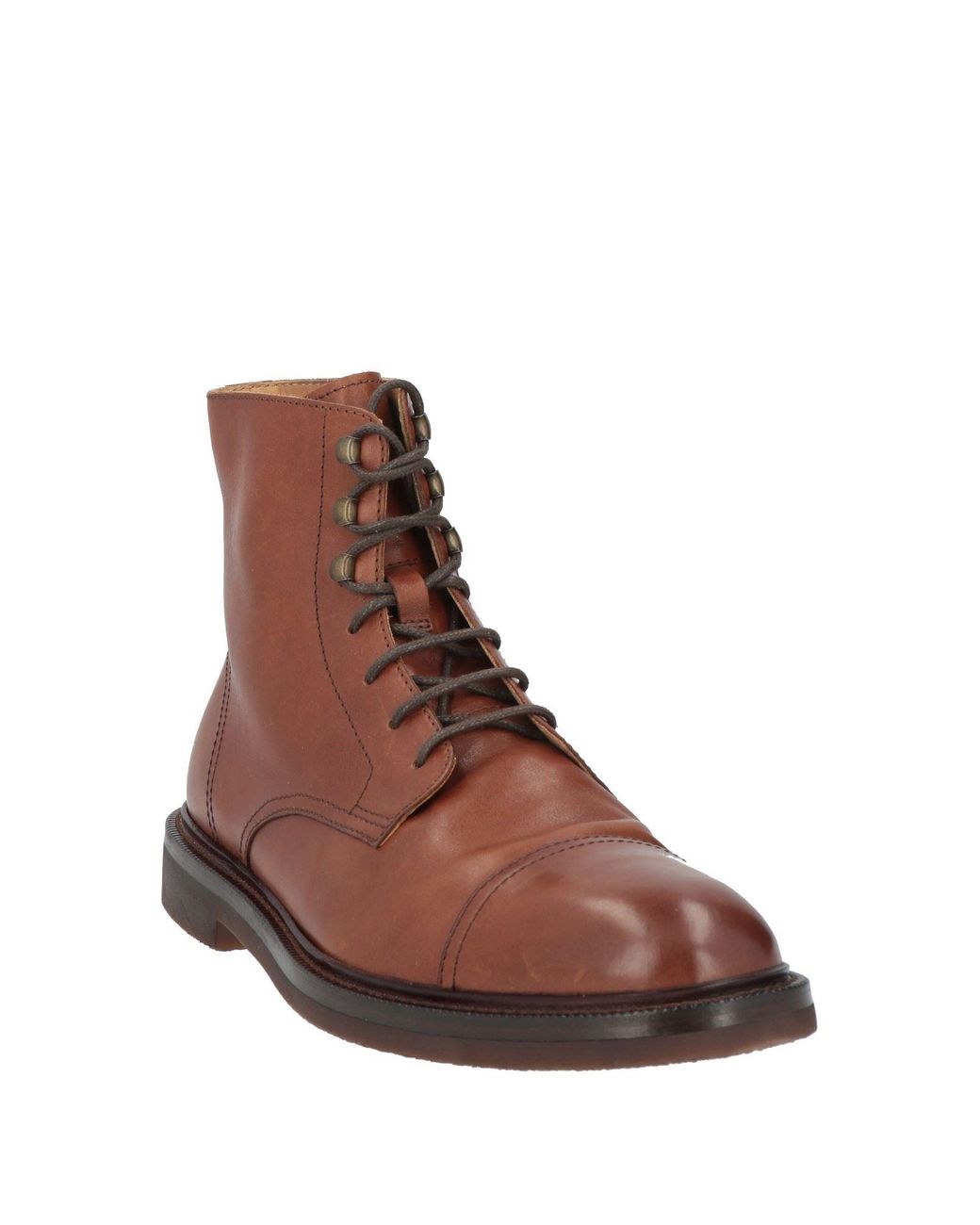 Brunello Cucinelli Brown Ankle Boots for men