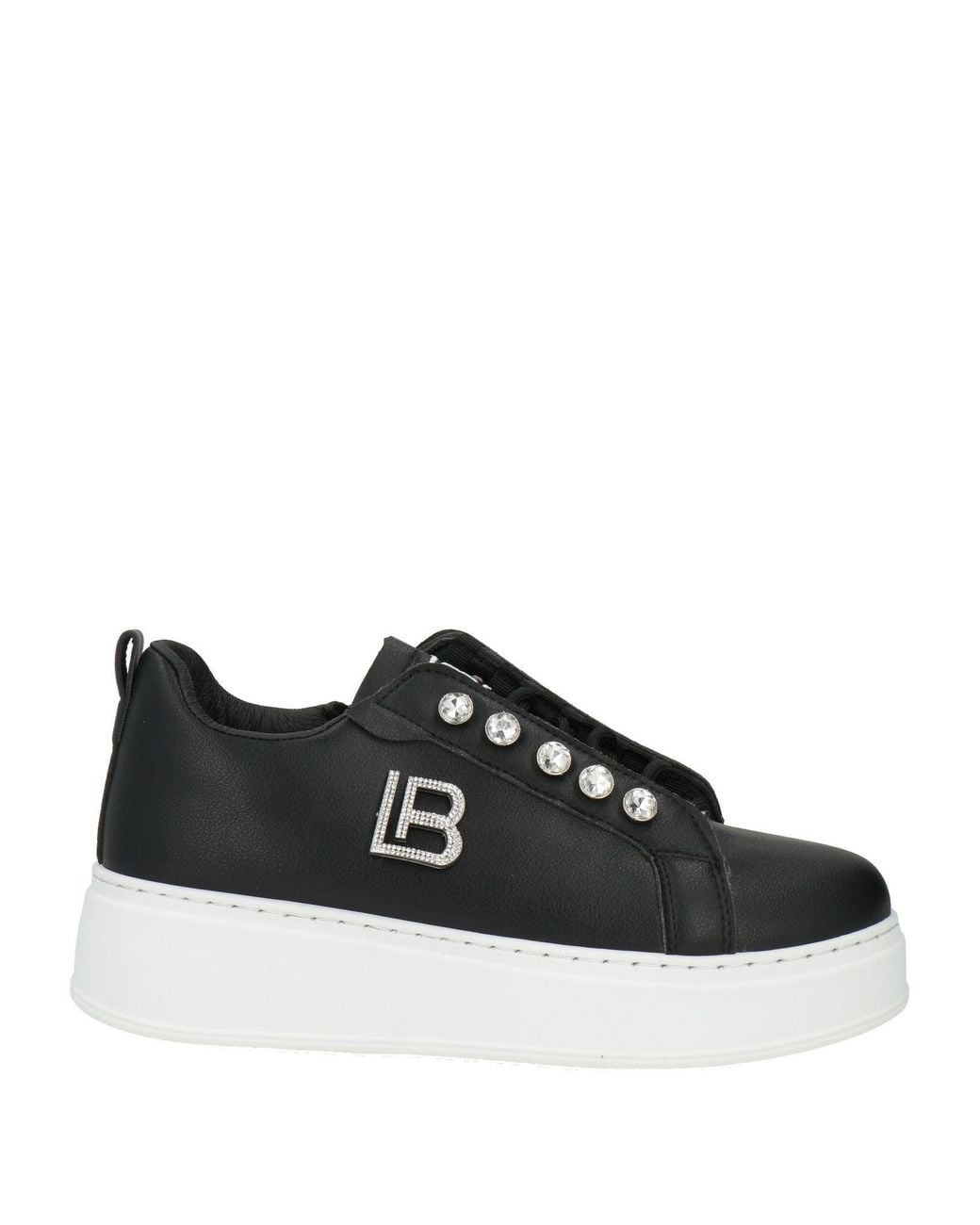 Laura Biagiotti Black Sneakers Textile Fibers