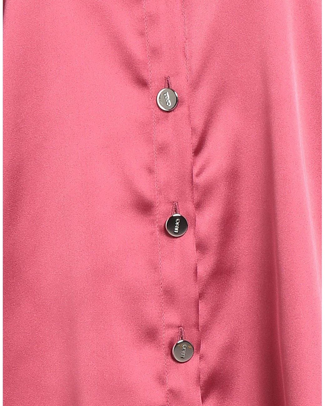 Liu Jo Pink Shirt Polyester, Elastomultiester