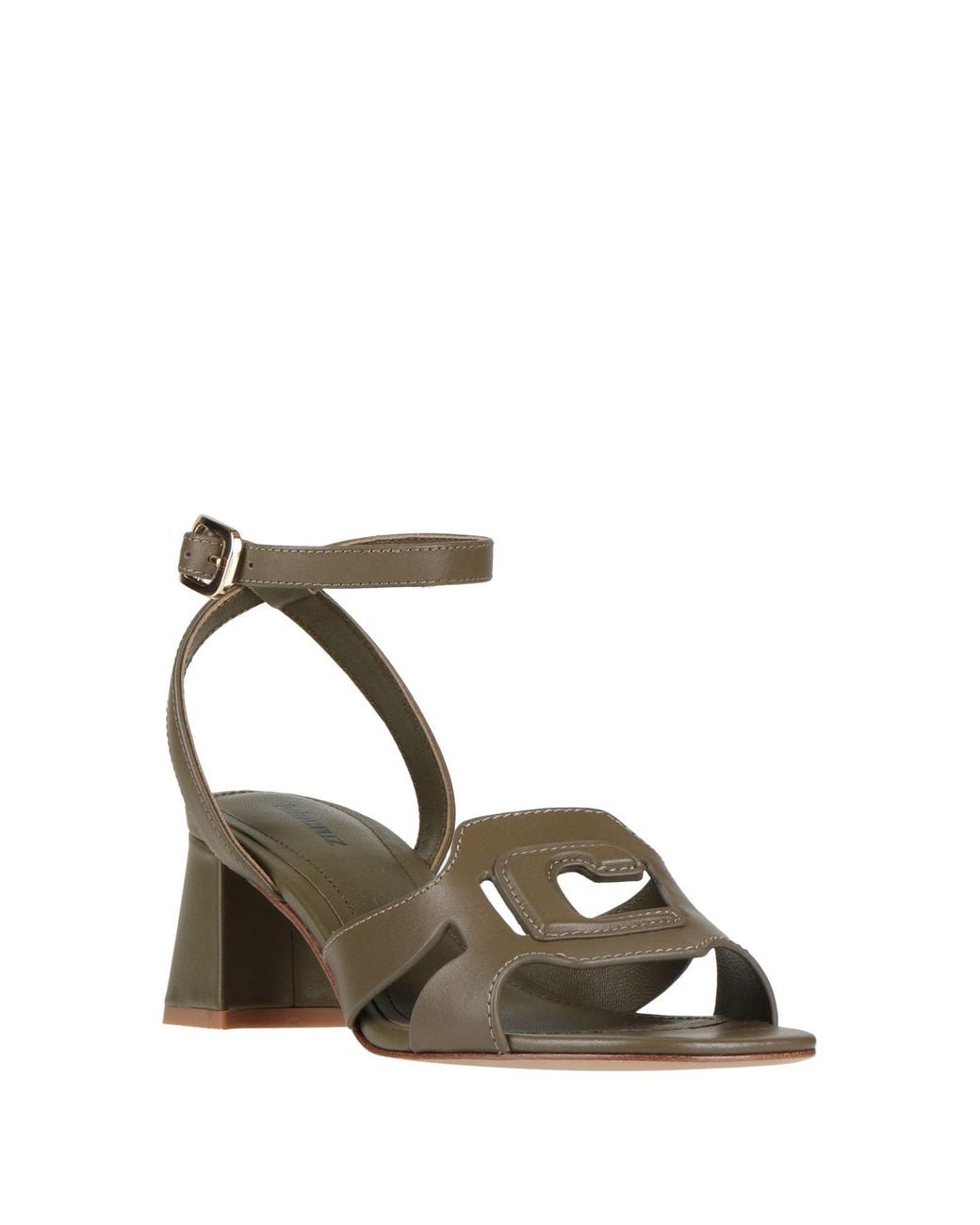 Lola Cruz White Sandals Leather
