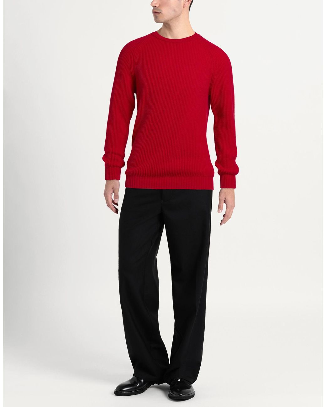 Irish Crone Pullover in Red für Herren