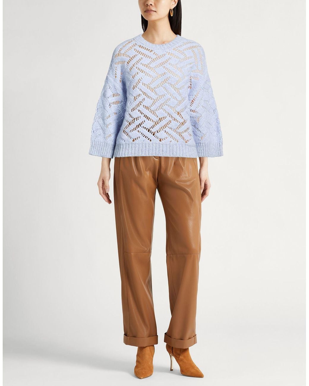 Peserico Blue Sky Sweater Alpaca Wool, Virgin Wool, Polyamide, Viscose, Metal Fiber
