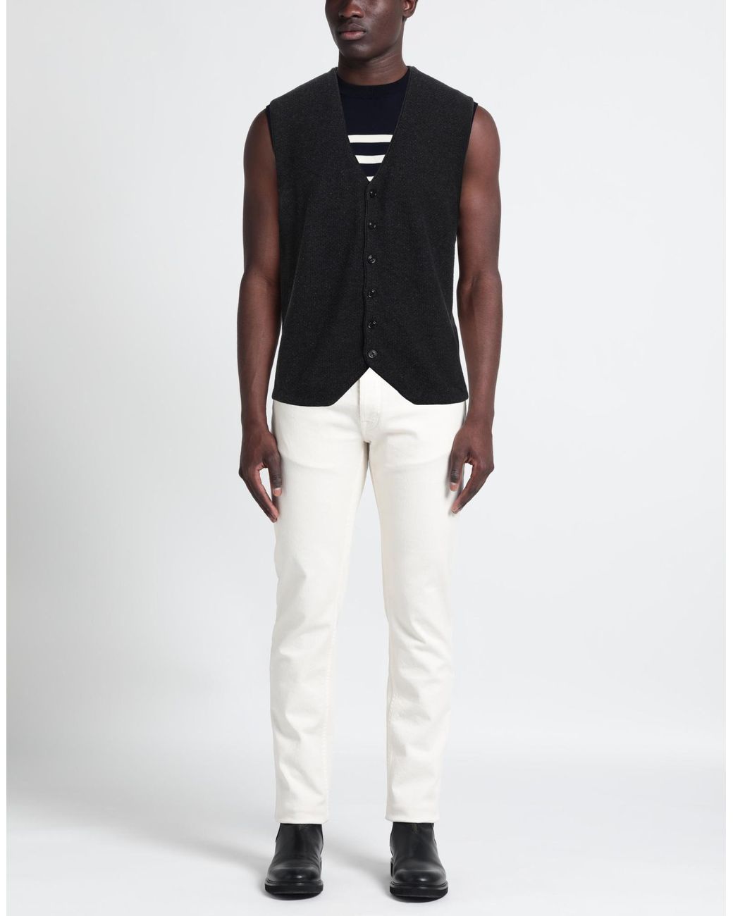 Brooksfield Black Cardigan for men