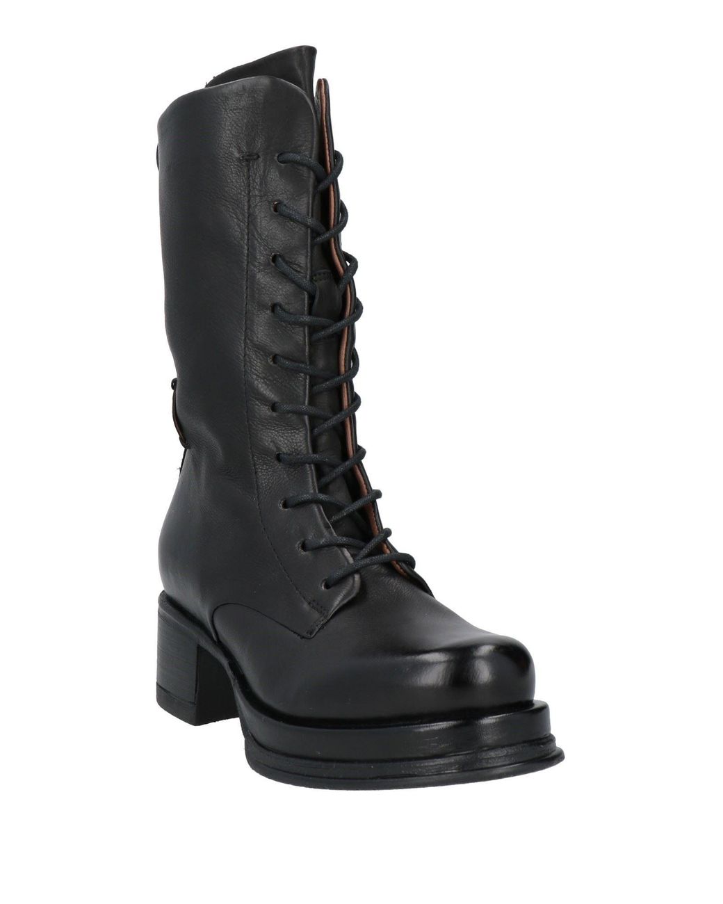 A.s.98 Black Ankle Boots Leather
