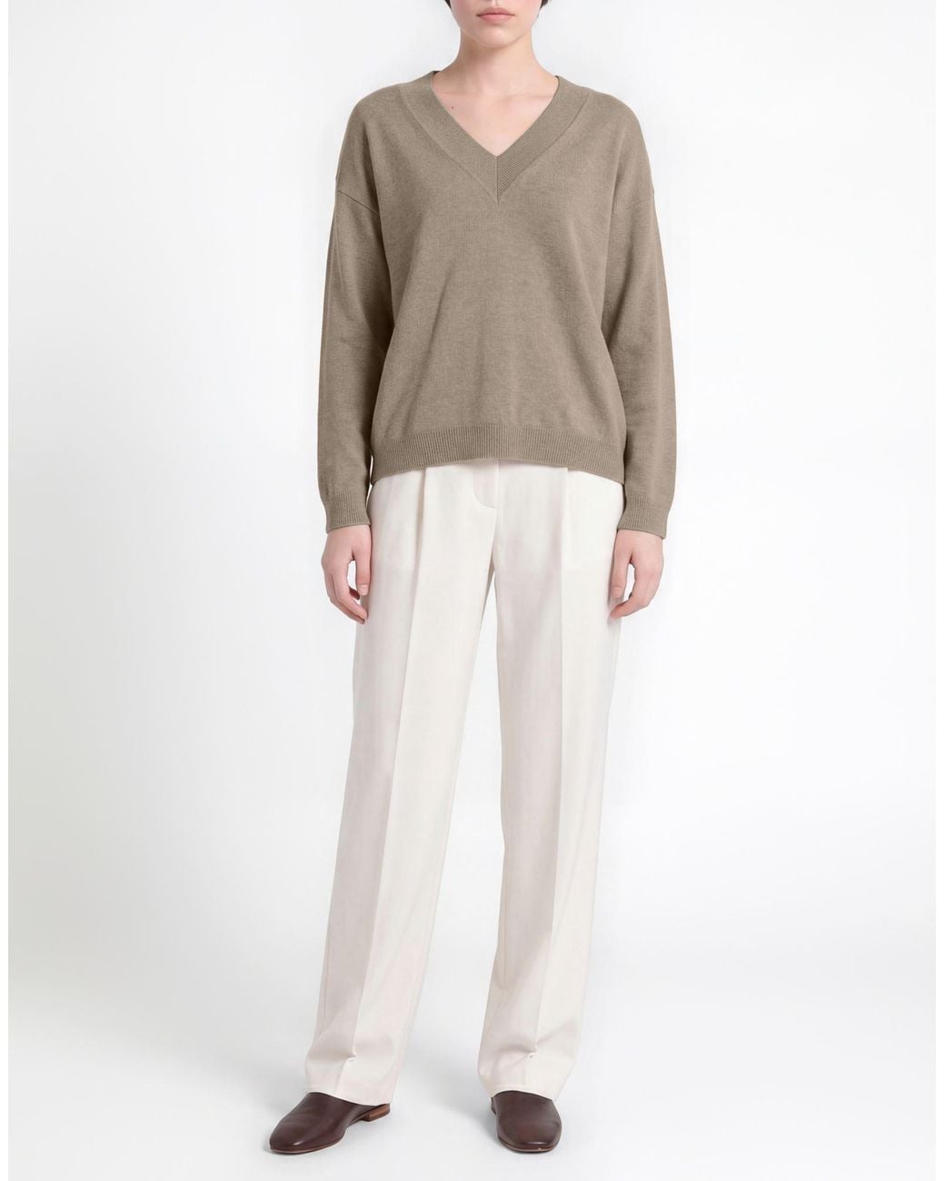 Pullover Alpha Studio en coloris Brown