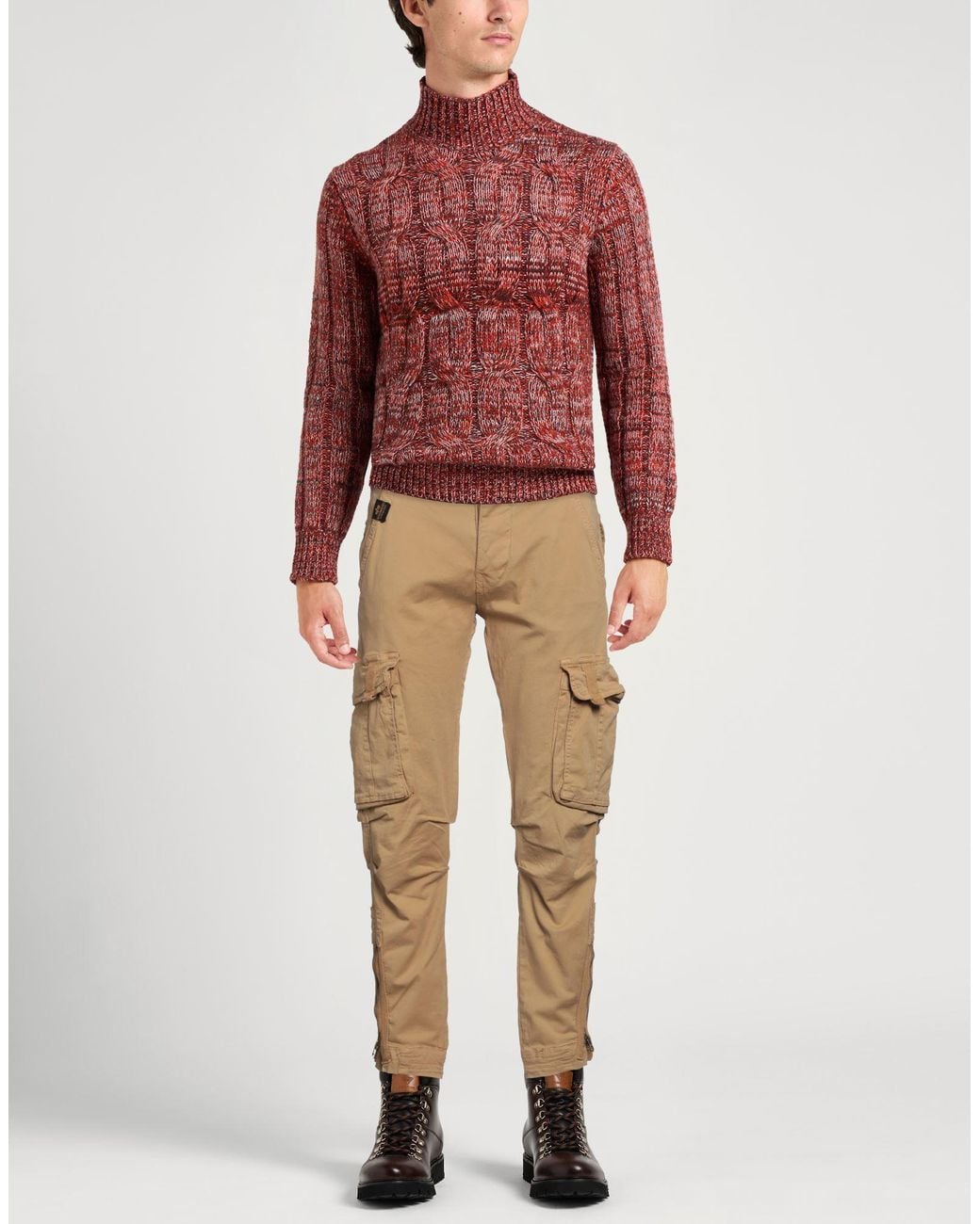 Alpha Industries Natural Sand Pants Cotton, Elastane for men