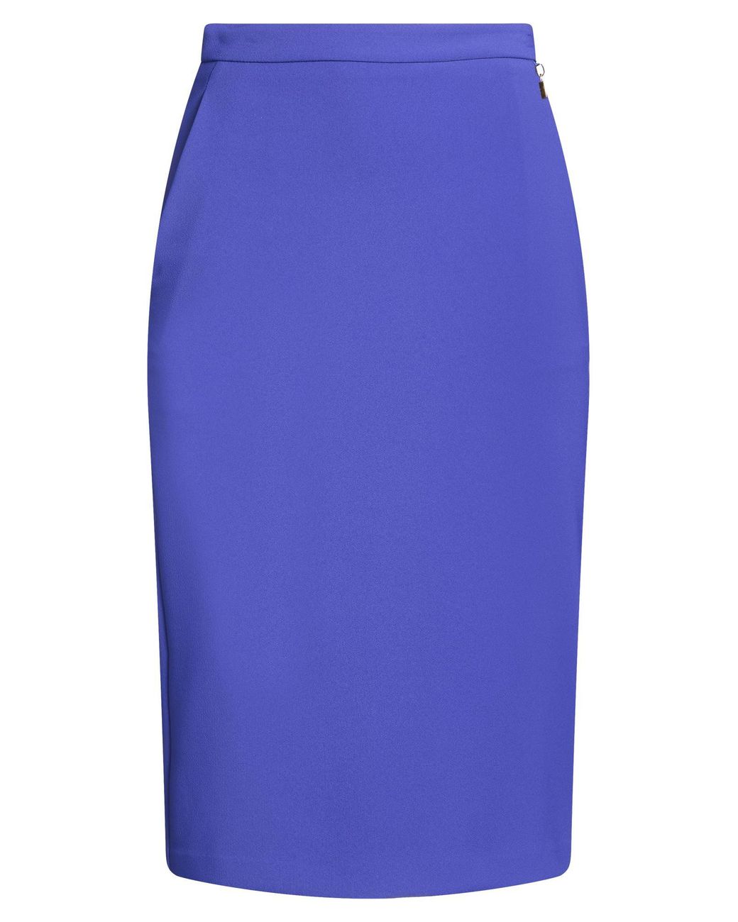 Elisabetta Franchi Blue Midi Skirt