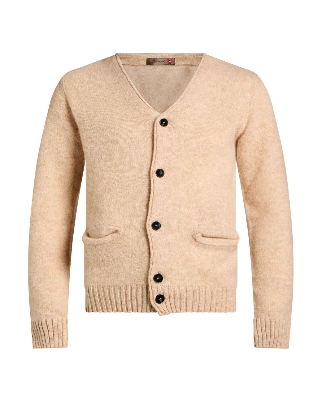 Messagerie Natural Cardigan Virgin Wool for men