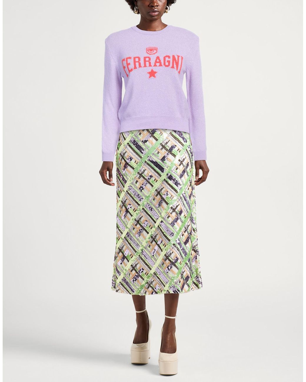 Chiara Ferragni Pink Jumper