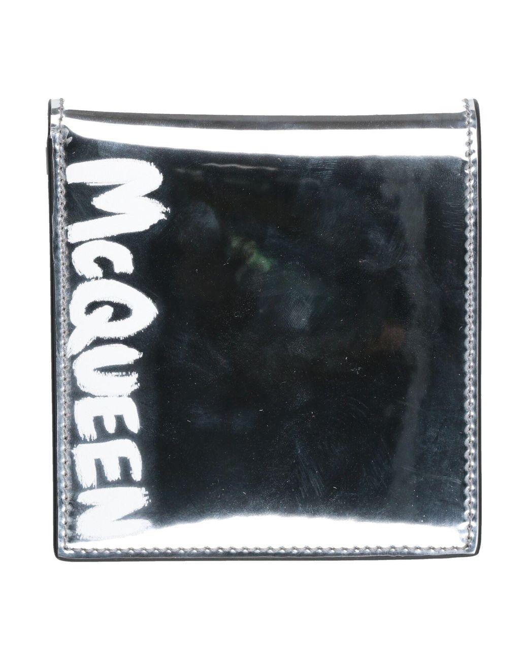 McQueen Black Wallet Leather for men