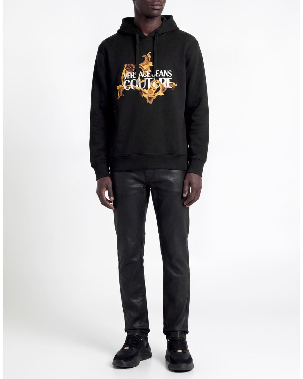 Versace Jeans Couture Blue Sweatshirt Cotton for men