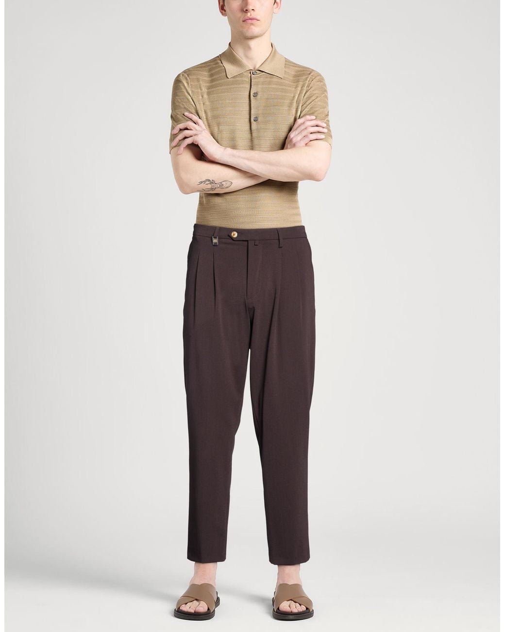 Barbati Brown Pants for men