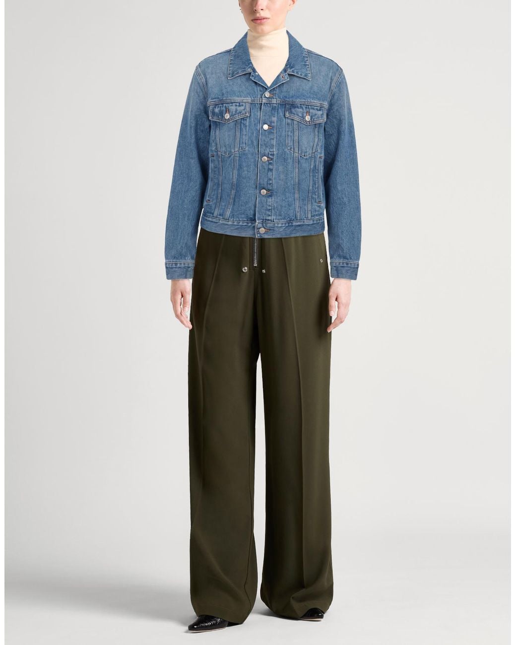 MM6 by Maison Margiela Blue Denim Outerwear Cotton