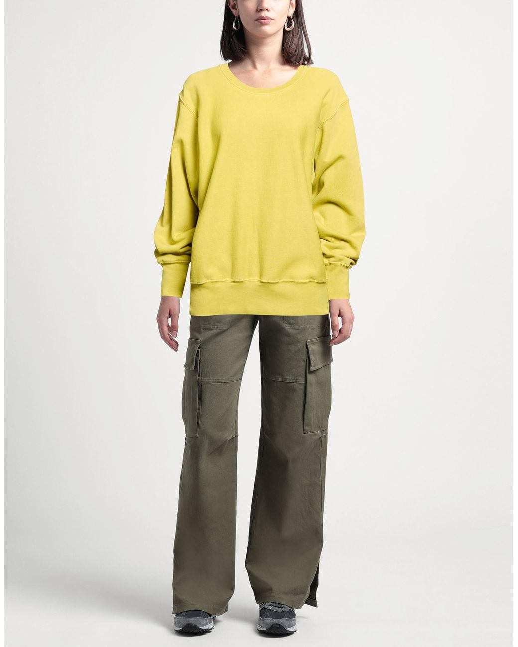 Les Tien Yellow Sweatshirt Cotton
