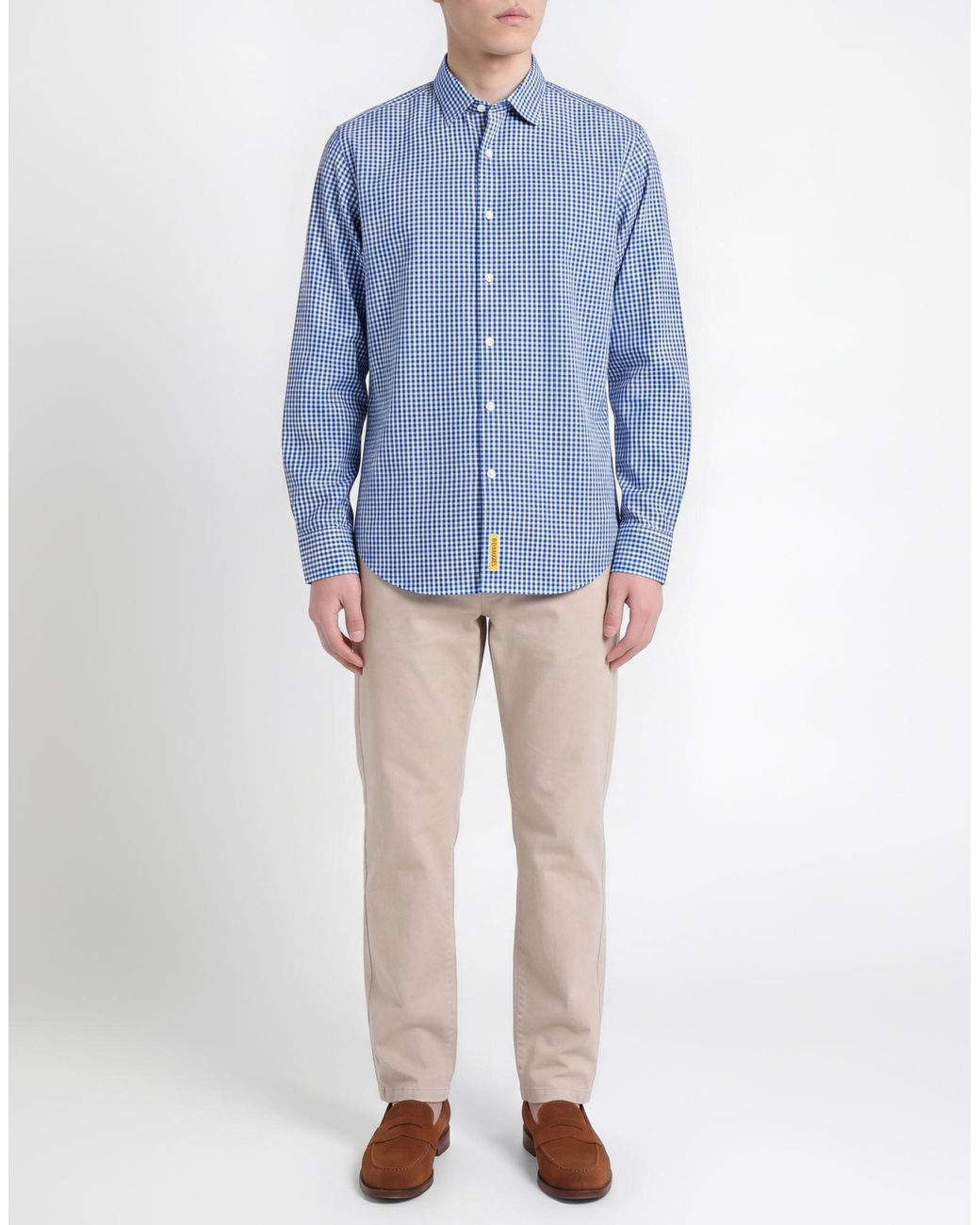 B.D. Baggies Blue Shirt Cotton for men