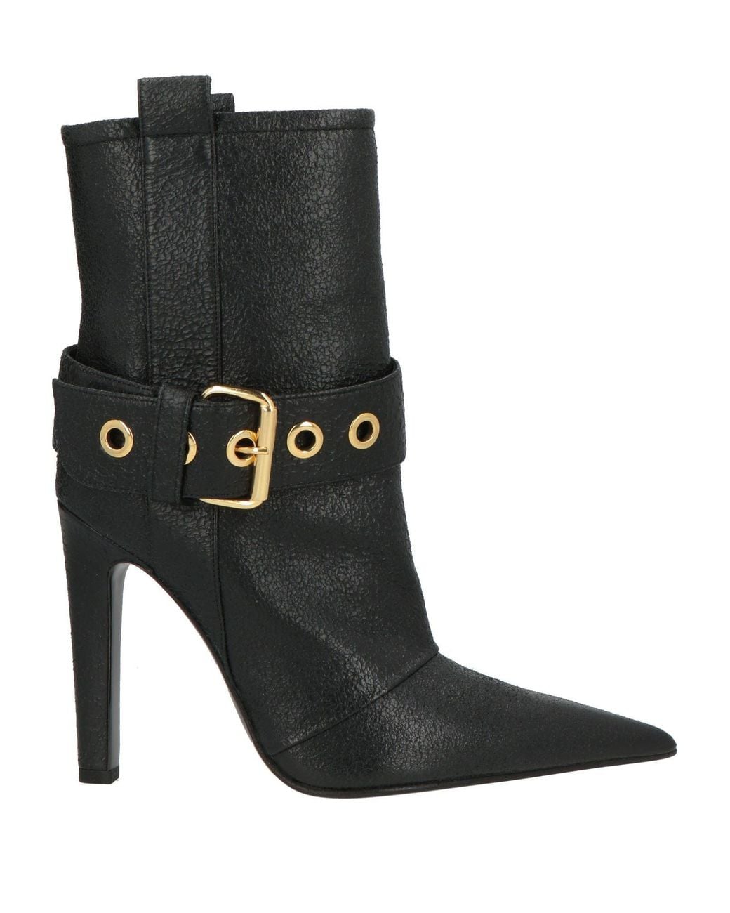 Lella Baldi Black Ankle Boots Leather