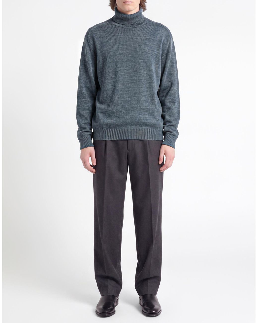 ARMANI EXCHANGE Blue Turtleneck for men