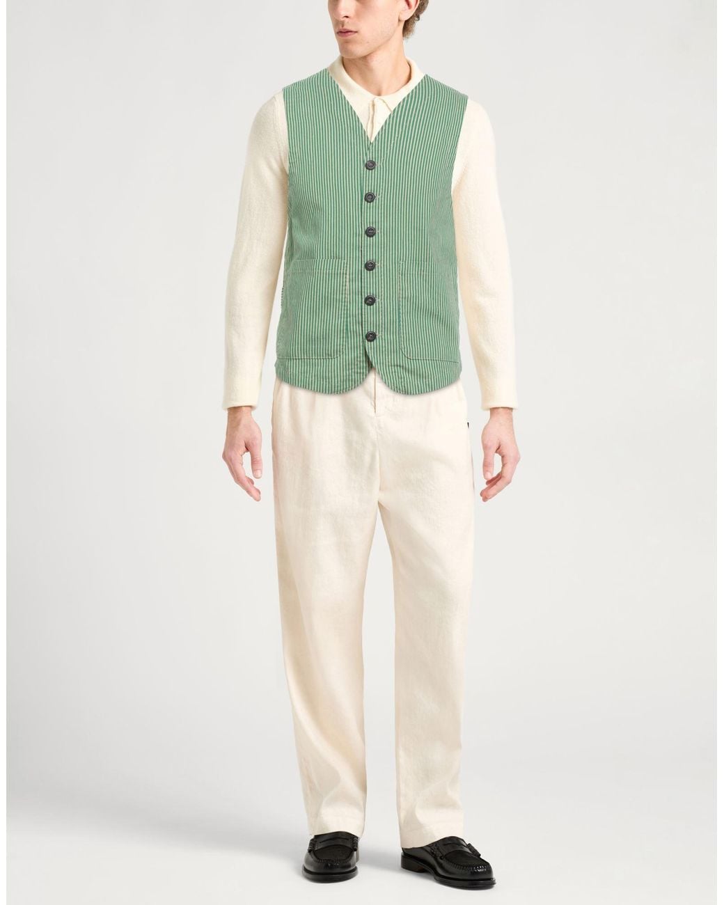 Messagerie Green Tailored Vests for men
