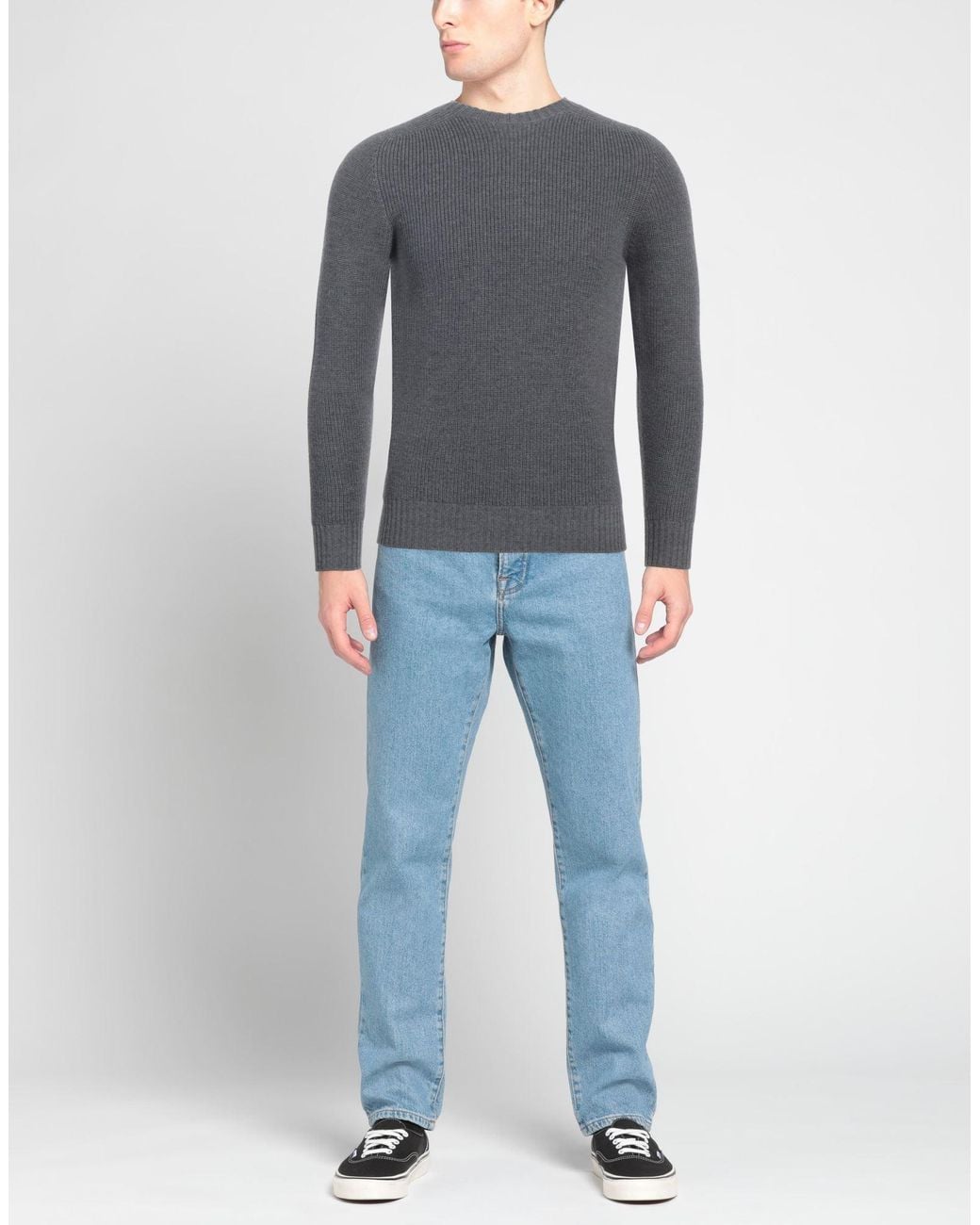 Gran Sasso Gray Sweater for men