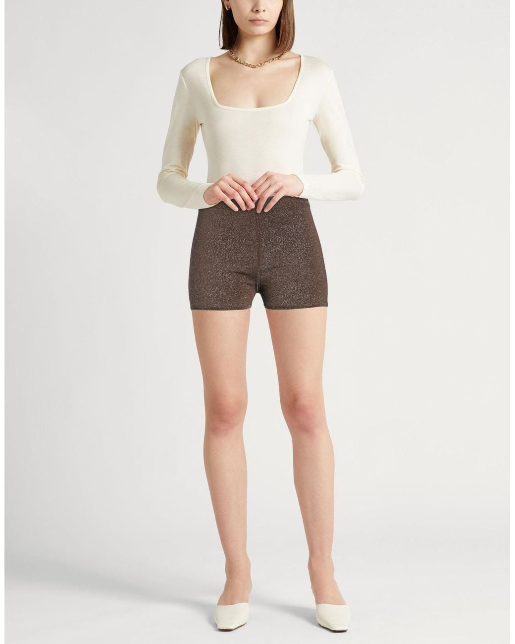Max Mara Brown Shorts & Bermuda Shorts