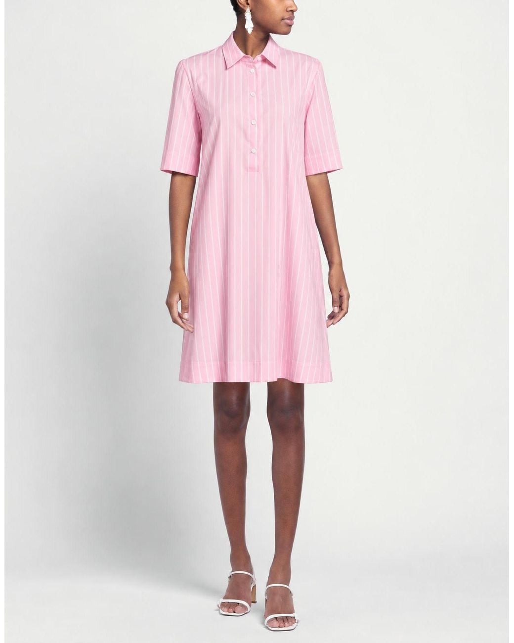 Camicettasnob Pink Midi Dress