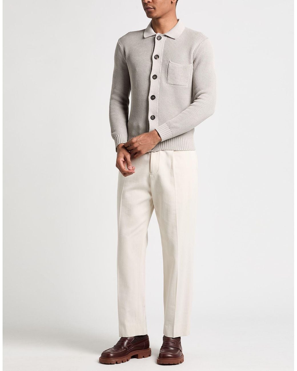 FILIPPO DE LAURENTIIS White Cardigans for men
