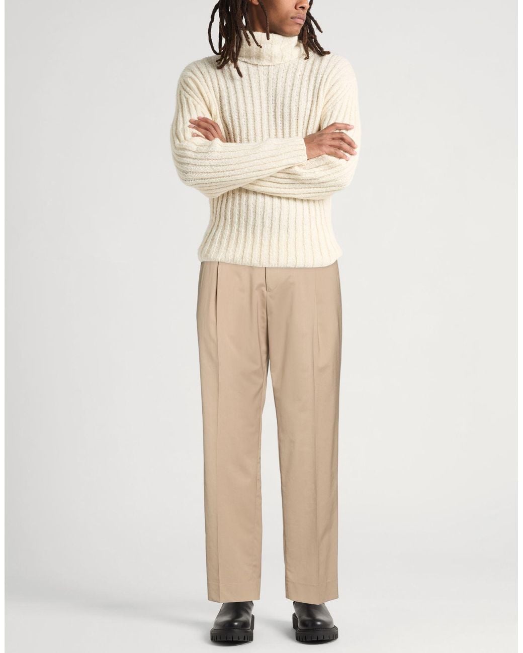 BE ABLE Natural Pants Virgin Wool, Polyester, Elastane for men
