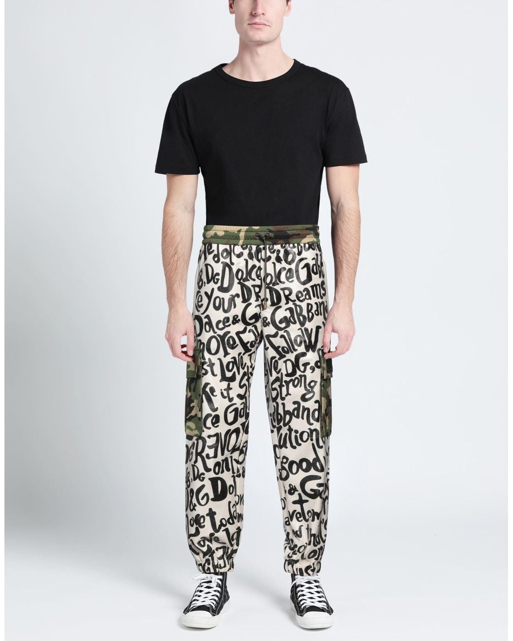 Dolce & Gabbana White Pants for men