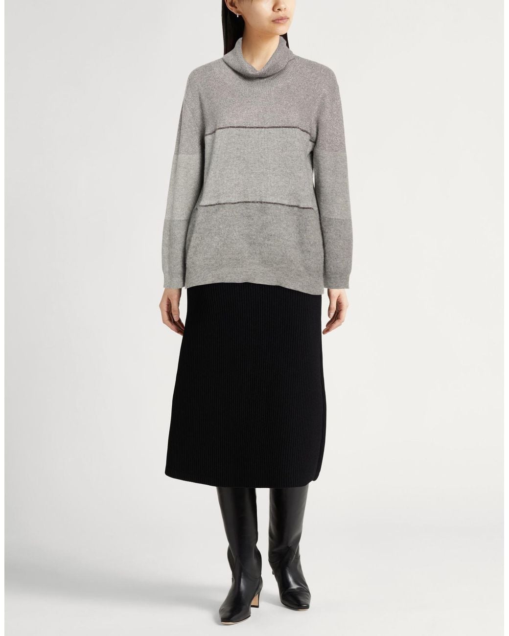 Fabiana Filippi Gray Turtleneck