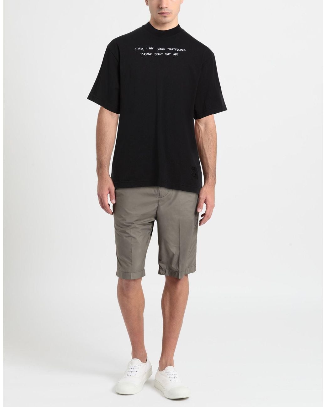 FEDERICO CINA Black T-Shirts for men