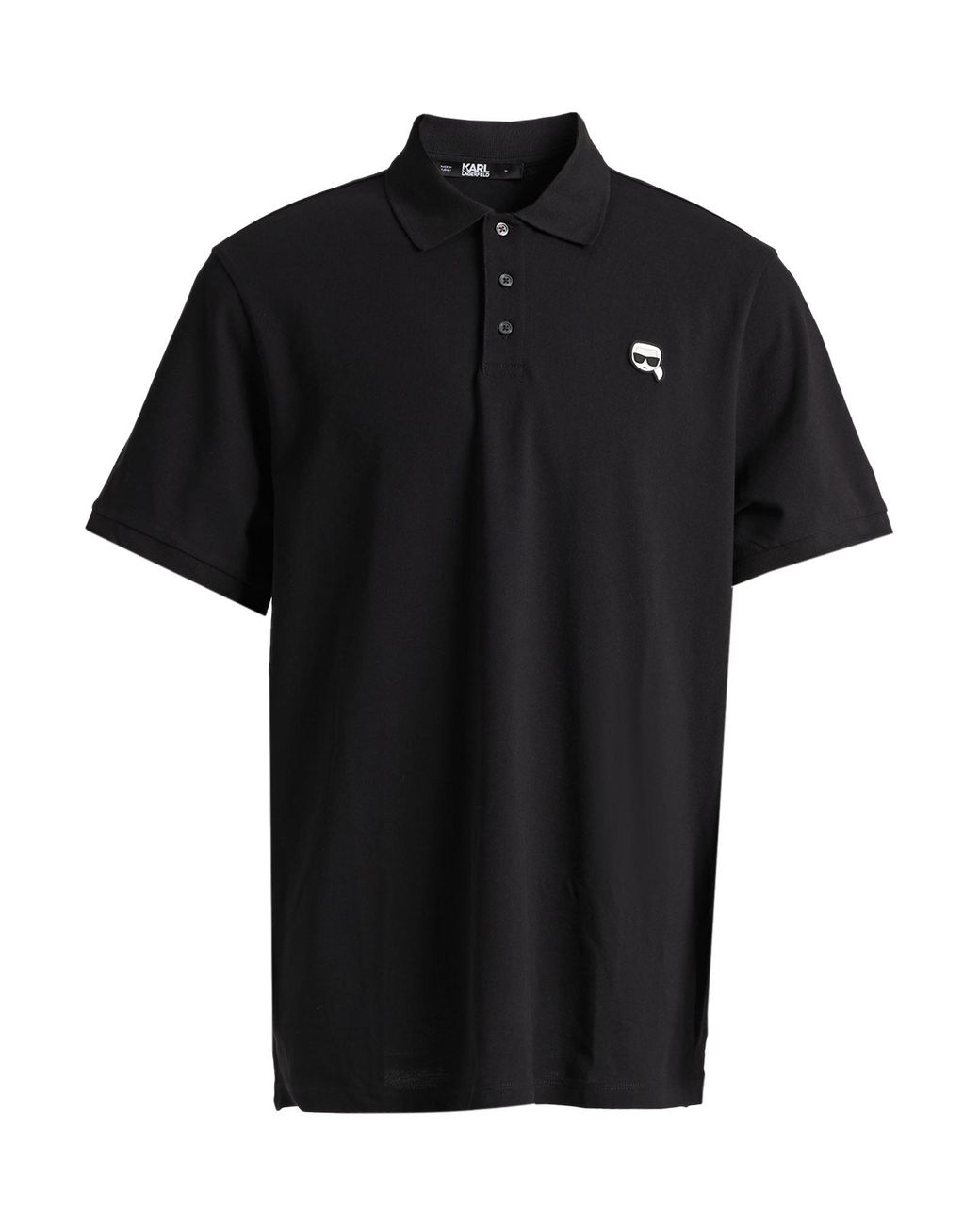 Karl Lagerfeld Polo Shirt in Black for Men Lyst