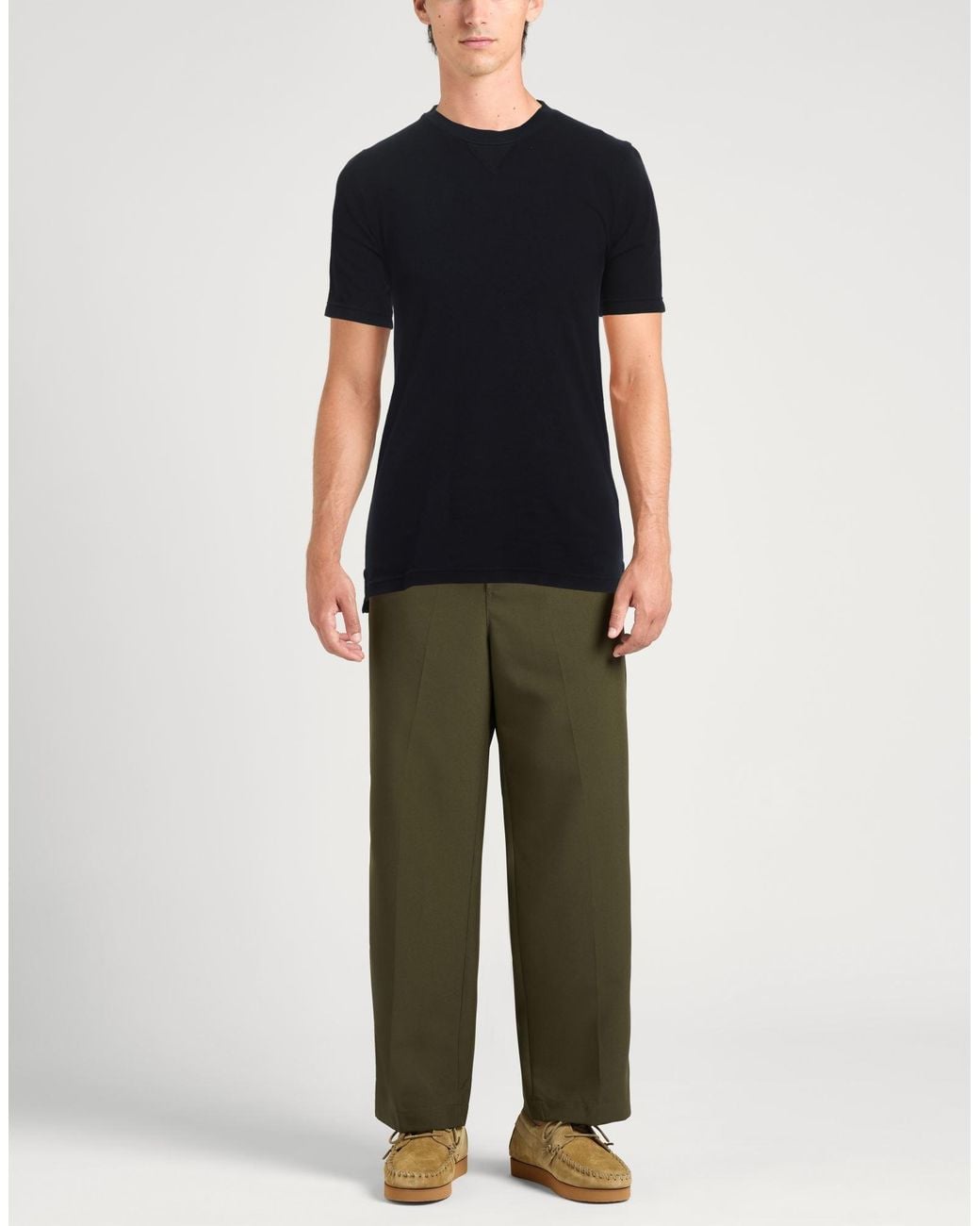 Alpha Studio Black Midnight T-Shirt Cotton for men