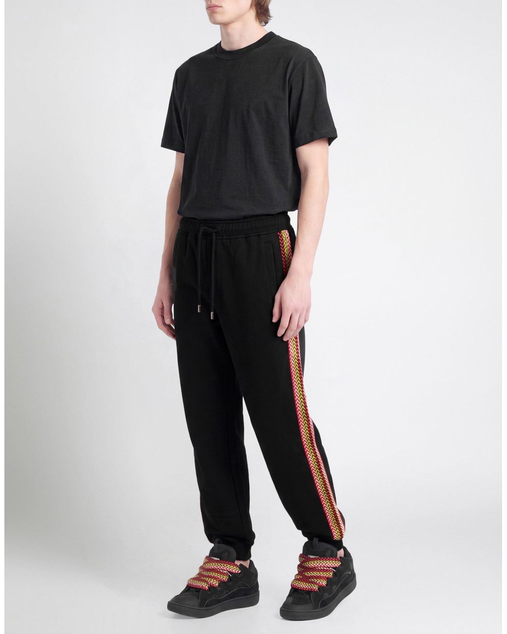 Lanvin Blue Pants Cotton for men