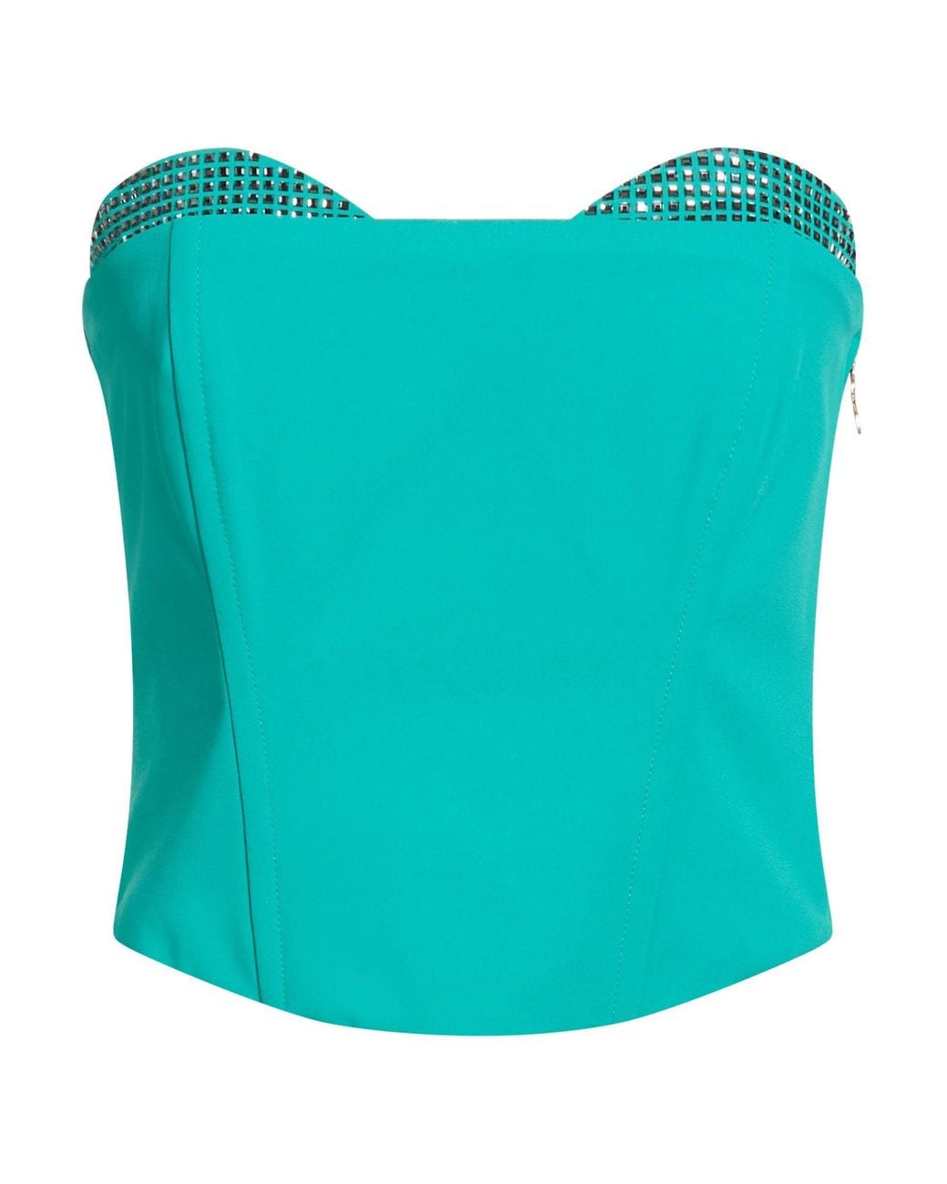 Pinko Blue Top Viscose, Elastane