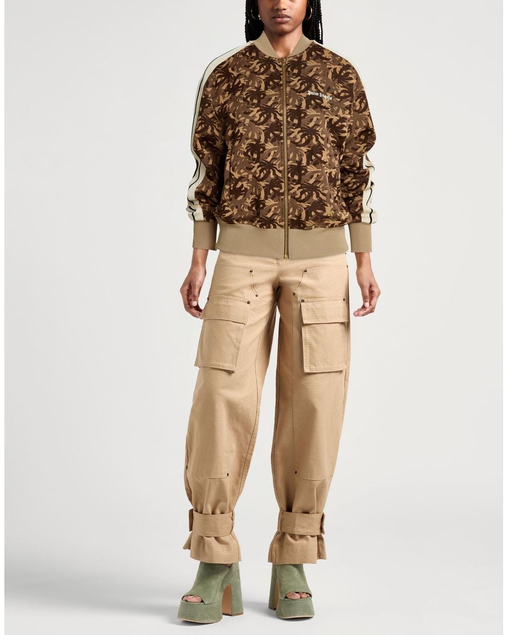 Palm Angels Brown Sweatshirt