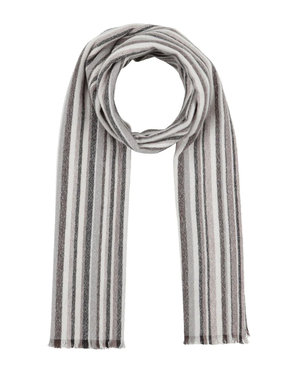 Fedeli Gray Scarf for men