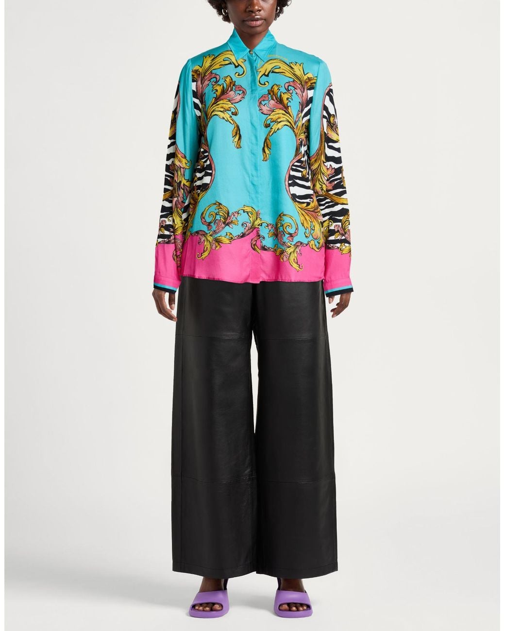 Versace Jeans Couture Multicolor Shirt Viscose