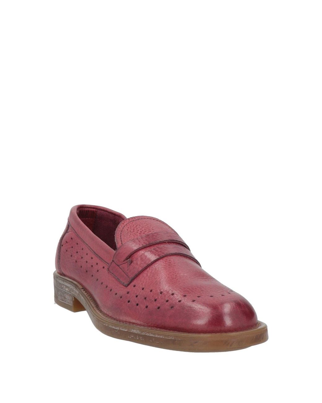 Moma Purple Loafers Leather