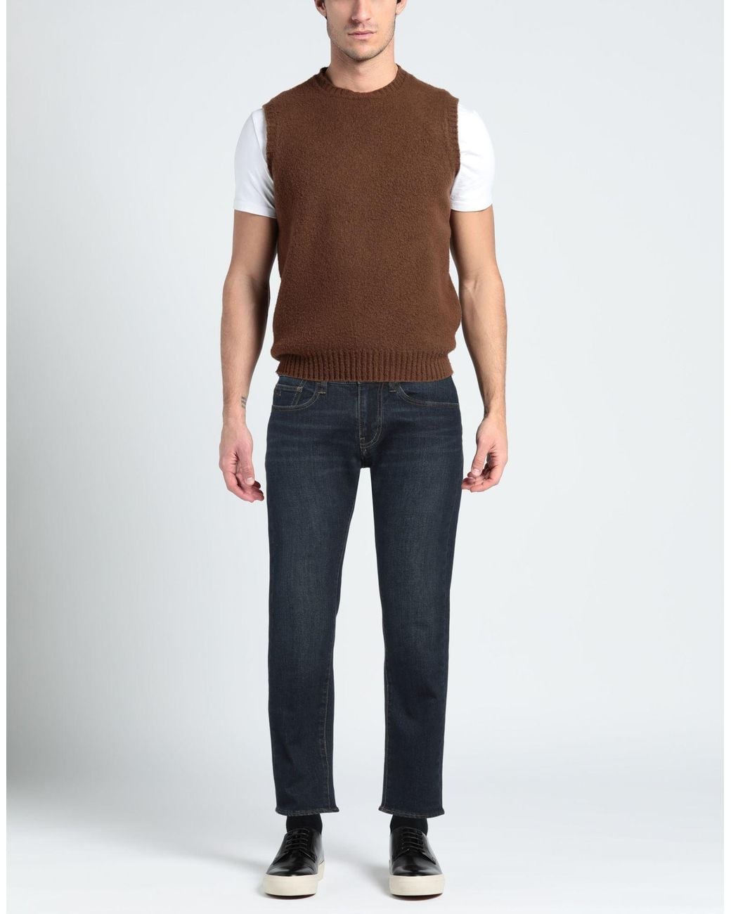 ARMANI EXCHANGE Blue Jeans Cotton, Elastane for men