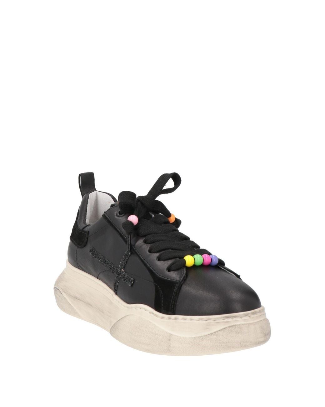 GIO+ Black Sneakers Leather