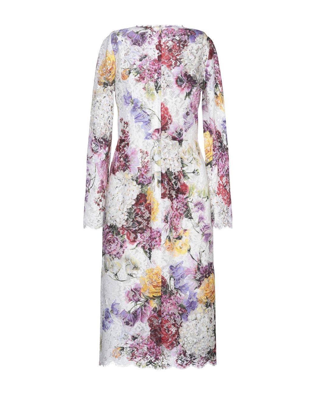 Dolce & Gabbana White Midi Dress