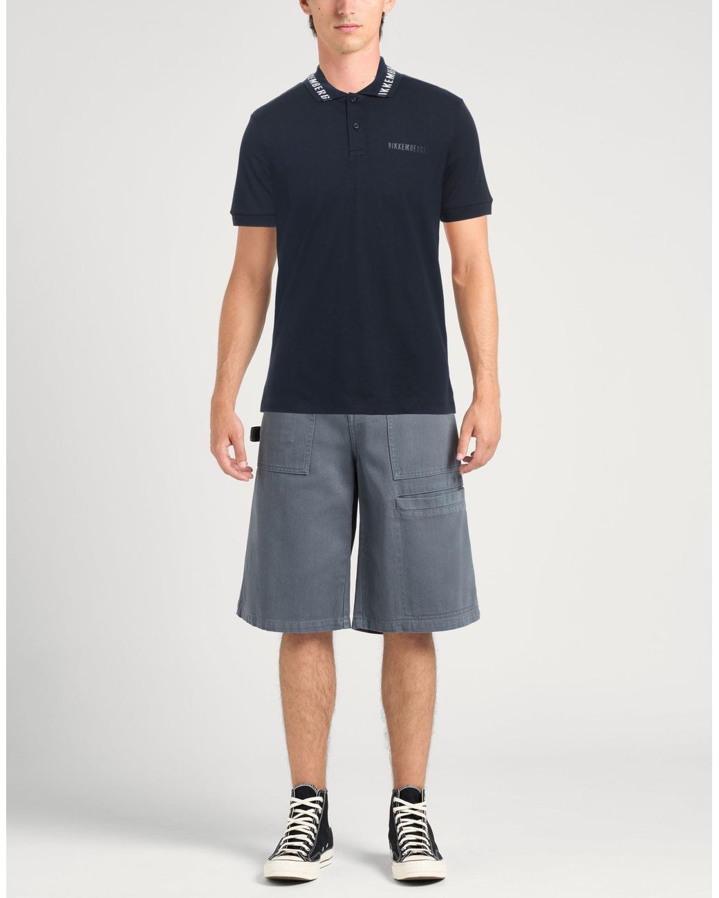 Bikkembergs Blue Polo Shirt for men