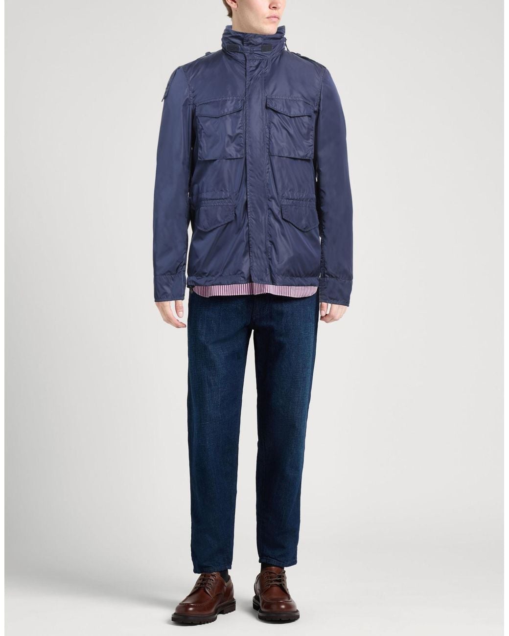 Aspesi Blue Jacket for men