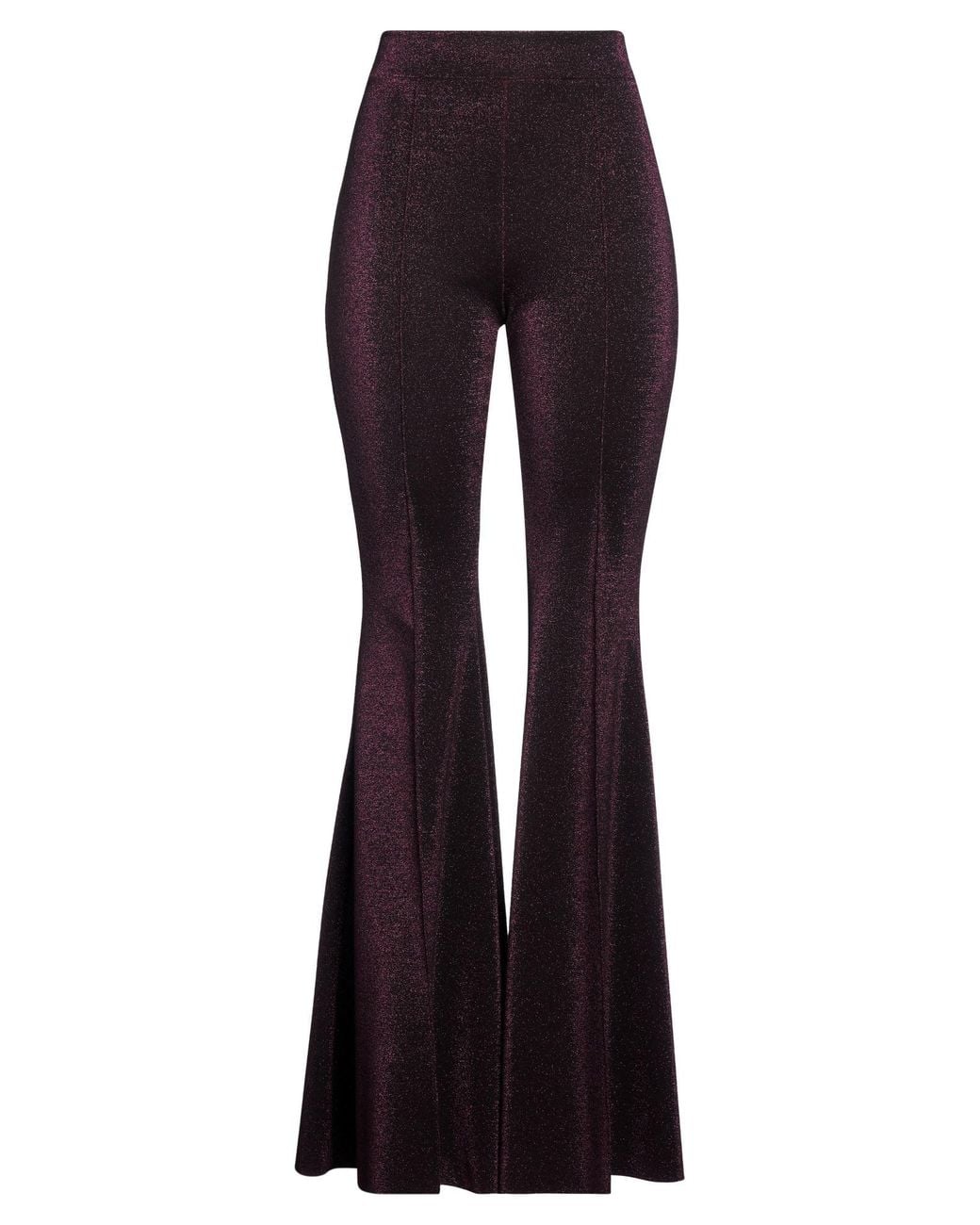 La Petite Robe Di Chiara Boni Purple Brick Pants Polyamide, Viscose, Elastane, Polyester