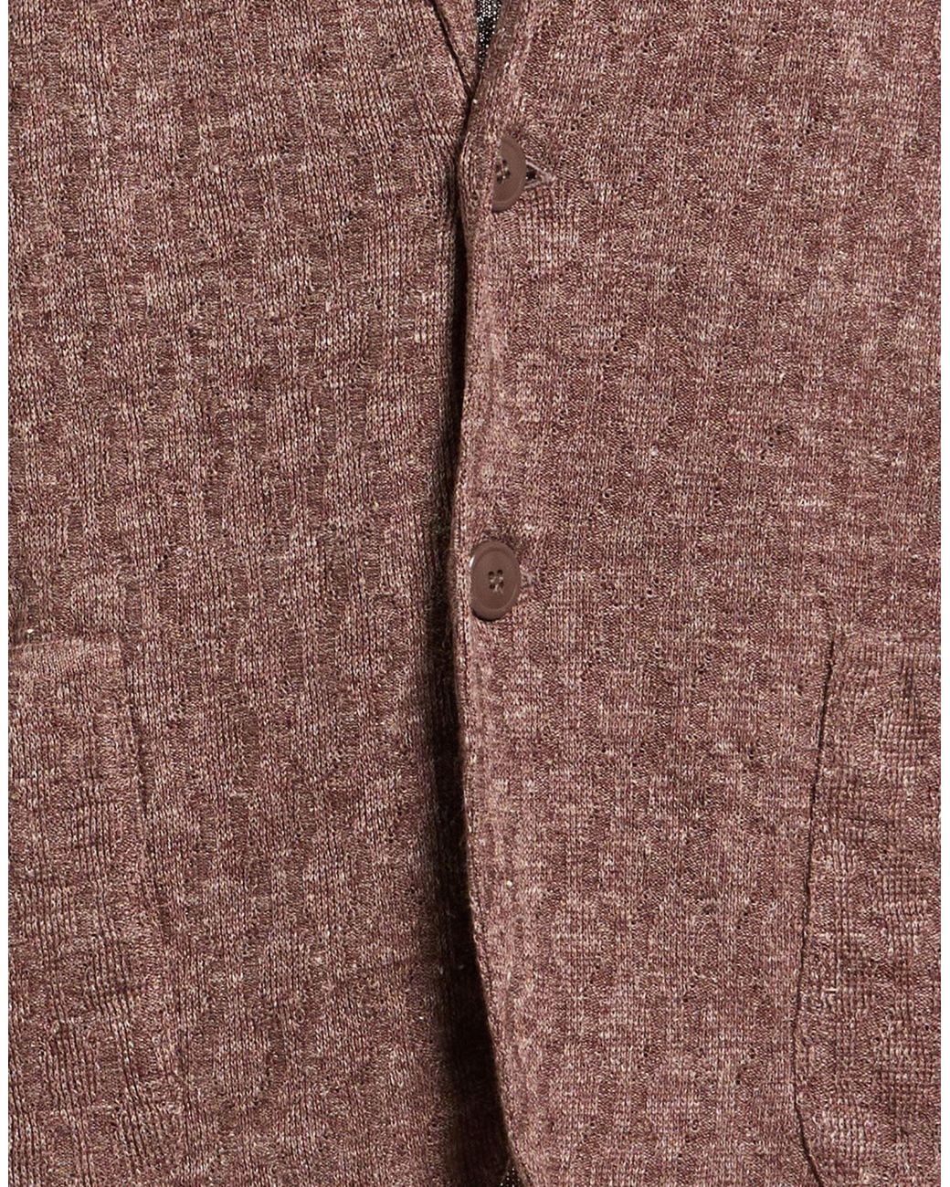 Lardini Brown Blazer Linen for men