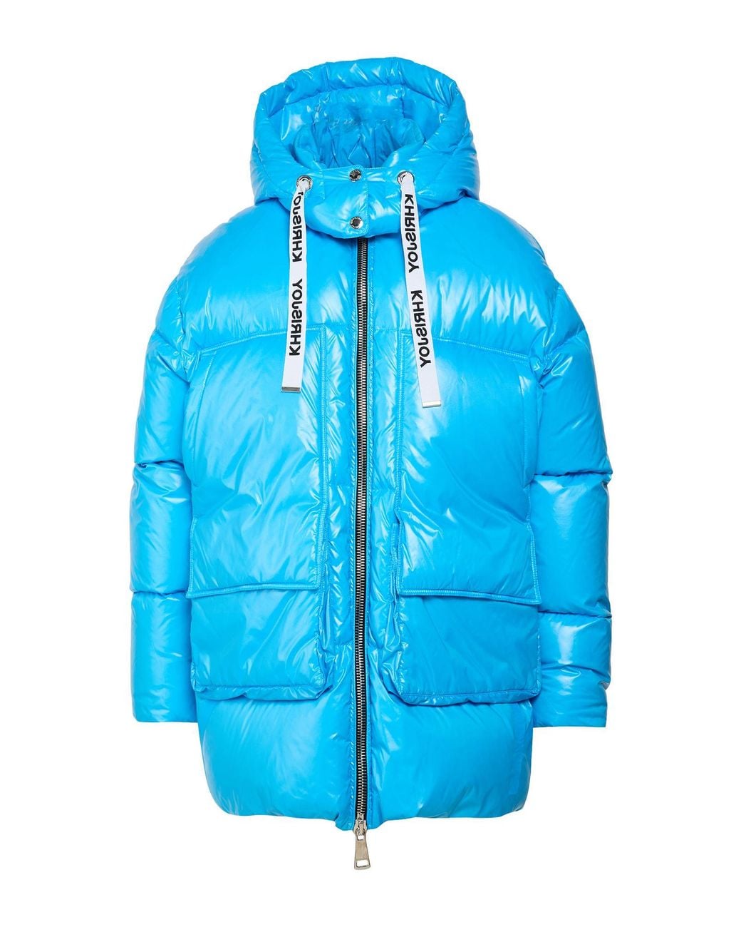 Khrisjoy Blue Azure Puffer Polyamide for men