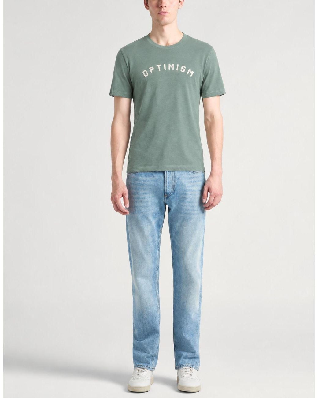 Eleventy Green T-Shirt Cotton for men