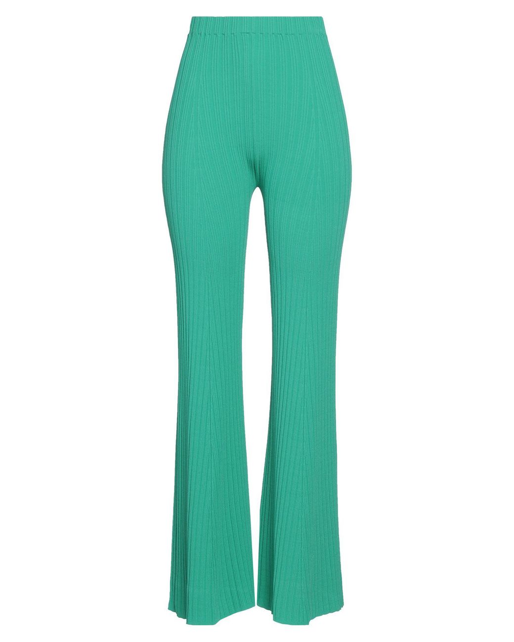 Roberto Collina Green Pants Viscose, Polyester