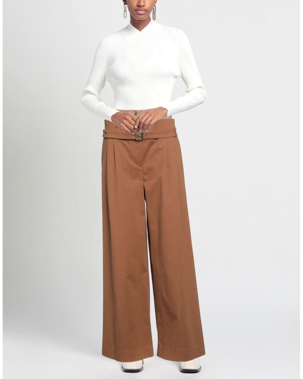Alberta Ferretti Brown Trouser