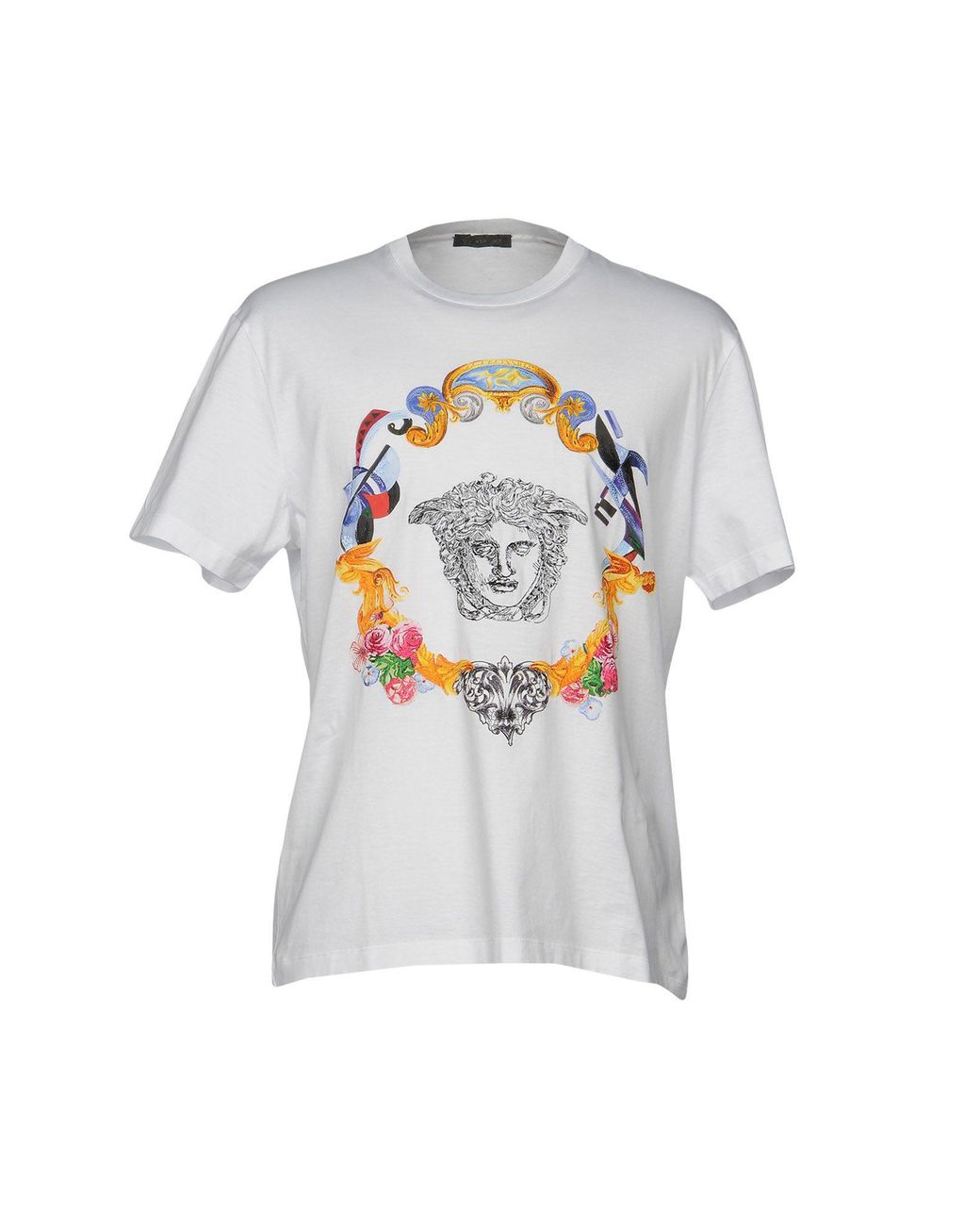 Versace T-shirt in White for Men - Lyst